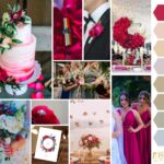 Planche Inspiration - Viva Magenta - Lyvie Enjoy Event - La couleur tendance mariage 2023 - blog mariage